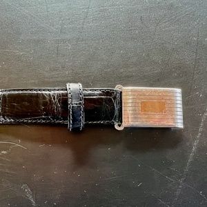 2 for the Price of 1: Beautiful Alligator Belt(s) & Sterling Silver Buckle